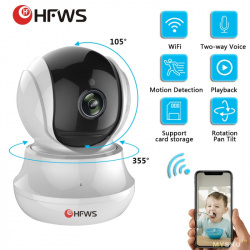 домашняя IP-камера видеонаблюдения HFWS за  984 рубля