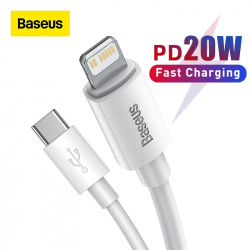 Кабель Baseus Type-C для iPhone 1.5м с поддержкой PD 20 Вт за $1,76