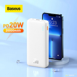 Скидка 24% на Baseus 20000 мАч Power Bank PD QC 20 Вт