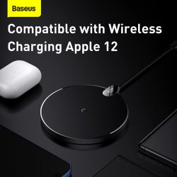 Беспроводная магнитная зарядка Baseus 15 Вт с дисплеем (от 1068,51 руб.)