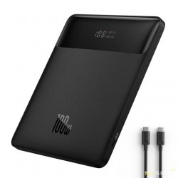 Универсальный внешний аккумулятор Baseus BLADE Power Digital Display, 20000mAh, 100W (4 094 руб)