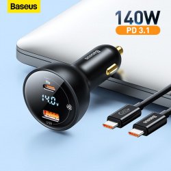Автомобильное зарядное устройство Baseus PD3.1 QC3.0 140 Вт за 2 139 руб.