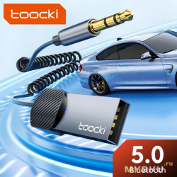 2.29$ Беспроводной адаптер Car AUX Bluetooth Toocki