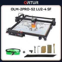 Лазерный гравировальный станок Ortur Laser Master 2 pro S2 SF, 400*400mm, 5.5W за 21 590 руб