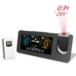 Часы-метеостанция с проектором за $19.99
