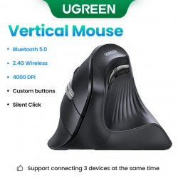 Вертикальная мышь беспроводная UGREEN за 1 668 ₽