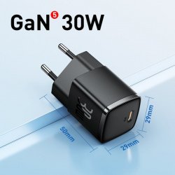 Купон 6$ на 30W PD зарядку Baseus, итоговая цена 785,78 руб.