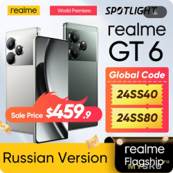 406$-416$ Мобильный телефон Realme GT 6  12/256ГБ