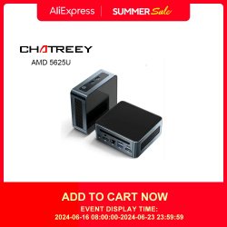 Мини-ПК Chatreey AN2P Ryzen 5 5625U 16/32 RAM 512GB/1TB SSD