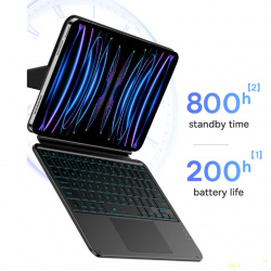 44$ — 46$ Магнитный чехол Baseus с клавиатурой и тачпадом для iPad 10 / Pro 11 / Air 5 Air 4