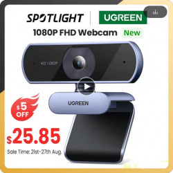 18.21$ — 19.45$ Веб-камера UGREEN 1080P FHD Webcam