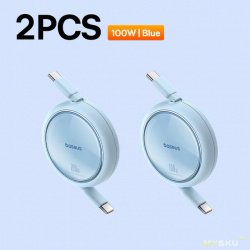 Промокод на скручивающийся USB Type C кабель Baseus.