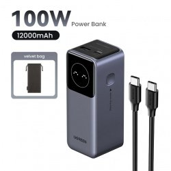 Скидка на Power Bank UGREEN Nexode (PB724, 100 Вт с одного порта, ёмкость 12000 мА*ч, цена 2652р)