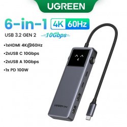 Док-станция UGREEN Uno 6-в-1 с купоном за