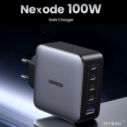 33.13$ — 38.42$ Зарядное устройство UGREEN 100W GaN Charger