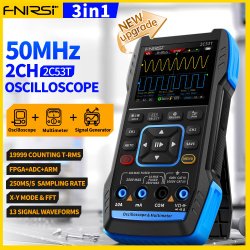 Обновленный FNIRSI 2C53T с парой щупов P6100 (7885 ₽)