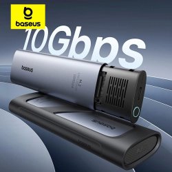USB-кейс для M2 SSD NVMe 10 Гбит/с от Baseus (1222 ₽)