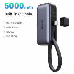 13.52$ Павер банк UGREEN Super Mini Size Powerbank 5000мАч