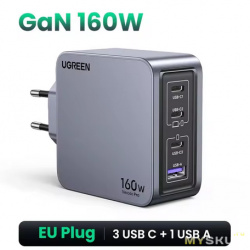 59$ Зарядное устройство UGREEN 160W PD3.1 GaN Charger