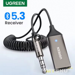 USB Bluetooth 5.3 UGREEN, подходит для авто. Цена 8.99$