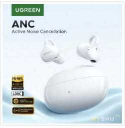 Скидка на беспроводные наушники-клипсы UGREEN WS218
