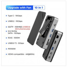 USB-хаб с расширенными возможностями ORICO OM28PR (Из РФ 4861 ₽)