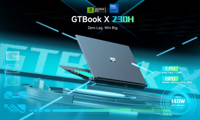 Chuwi представила игровой ноутбук GTBook X с Core 7 и RTX 3050 за $999